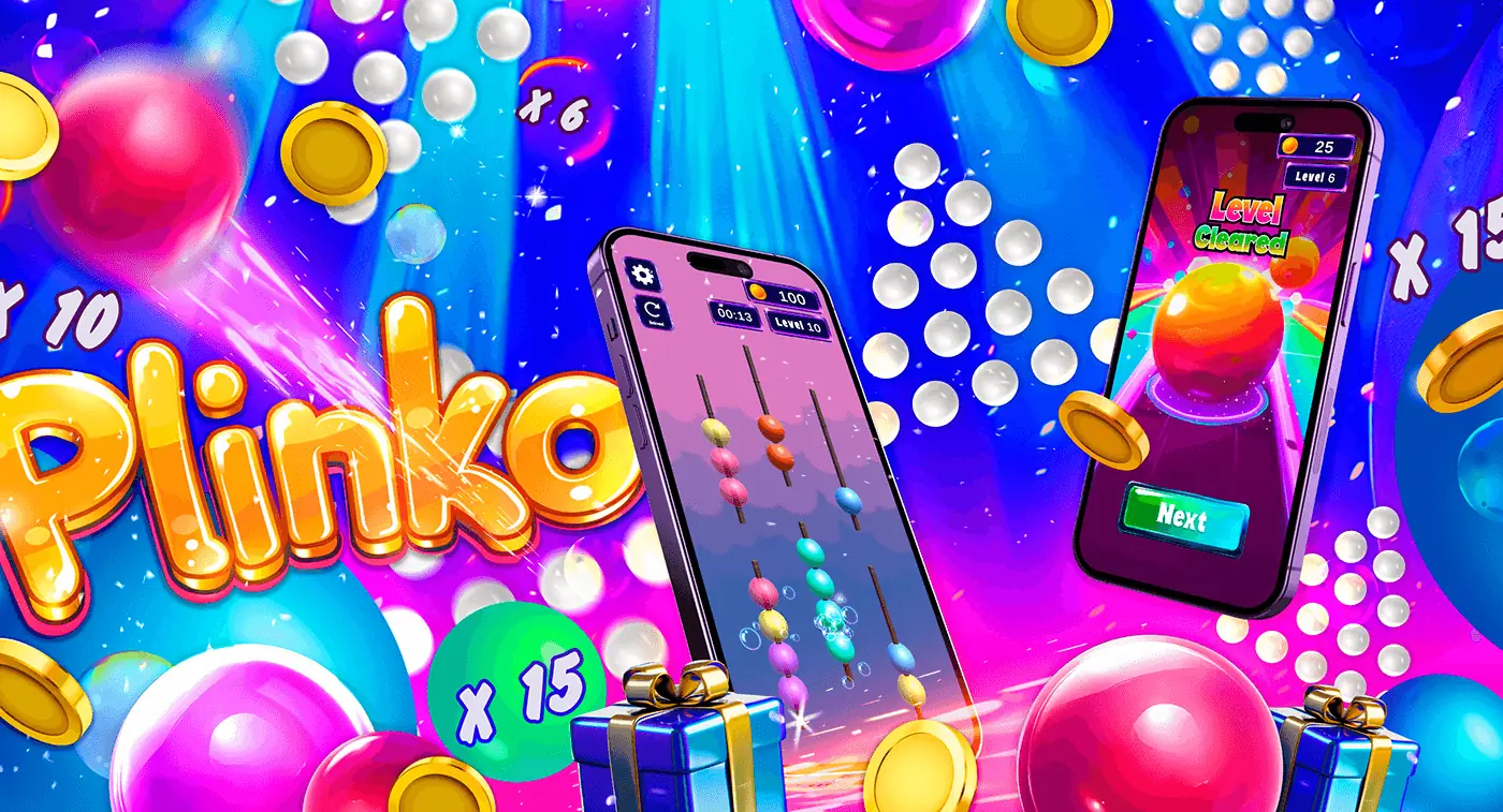Plinko hos Stake casino